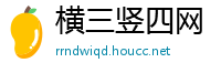 横三竖四网